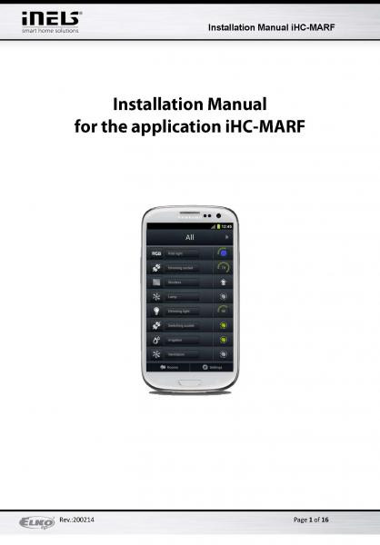 iHC-MARF - Application to Smartphone preview